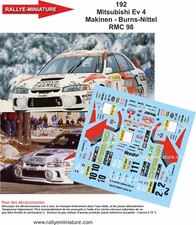 DECALS 1/43 REF 0192