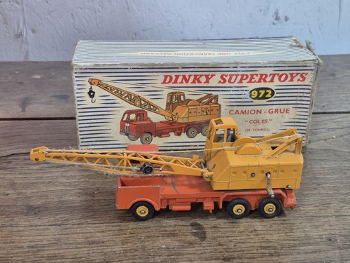 Jouet ancien camion grue - ancien, dinky