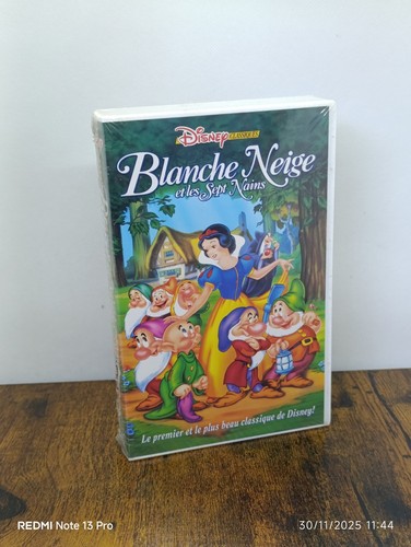 Vhs blanche neige et les - :,