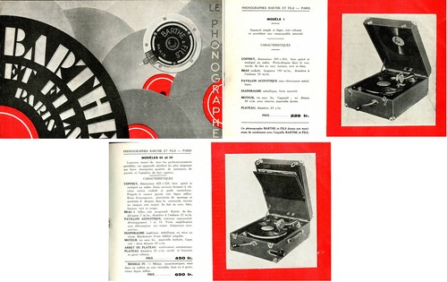 Publicité brochure phono