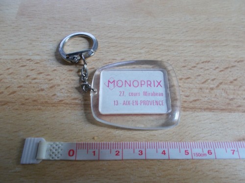 Porte clés magasin monoprix - porte-clés,