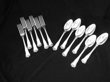Christofle Forks  Spoons Silverplate French Antique Flatware Ware