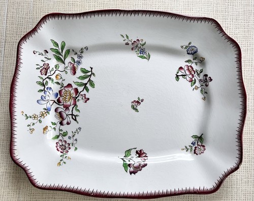 Rectangular dish faience - dish,
