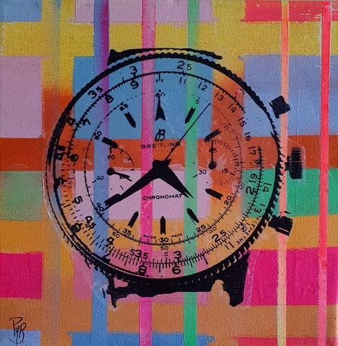 Pyb signed chronomat - ,