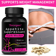Appetite Suppressant + Carb Blocker For Weight Loss Support 30 To 120 Capsules