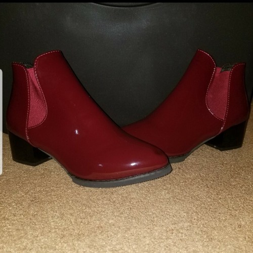 Patent leather boots - , 8.5