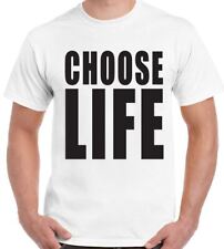 Choose Life T-Shirt Hommes George Michael Cerf Déguisement Costume 80's