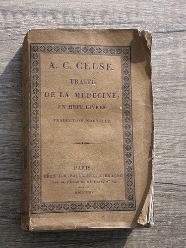 Celse 1824 traité la - de,