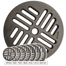 Grille à cendres circulaire