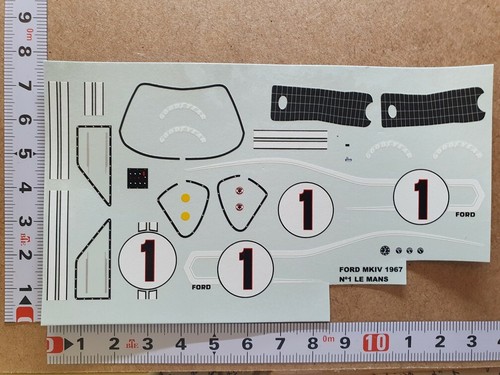 Decals ford gt40 mkiv - mkiv,