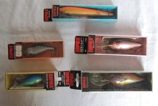Lot 5 Vintage fishing lure  Rapala - Neufs