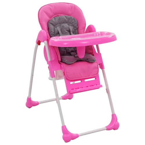 Chaise haute pour bébé gris - haute,