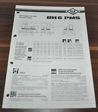 1991 O&K RH 6 PMS Bagger Excavator Specification Brochure Prospekt