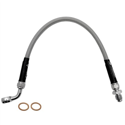 Braided rear brake hose - rear,