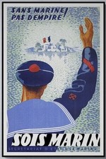 Plaque Métal MARINE NATIONALE