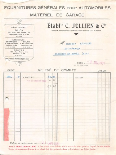 1931 fournitures generales - 1931,