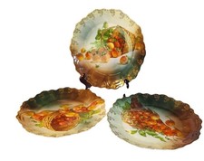 Zeh Scherzer & Co Bavaria "Punch" Hand Painted Porcelain Decorative Plates