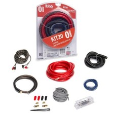 1 Boss Audio Systems KIT20 Kit de Câbles Rca Amplifier Installation 0 Jauge 0