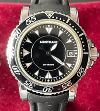 Montre à quartz pour homme MONTBLANC Meistersteck 7037 date cadran noir de JP