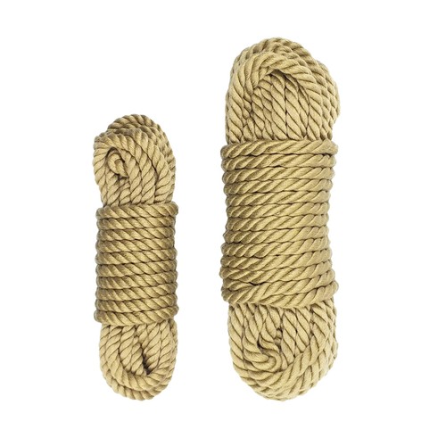 Menottes corde jaune - en, pour