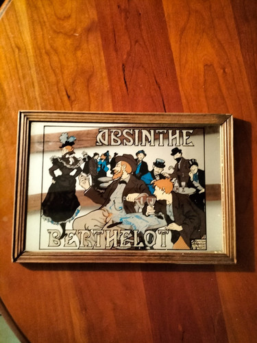 Miroir publicitaire absinthe - miroir,