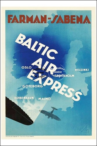Farman sabena baltic avion - baltic, r10