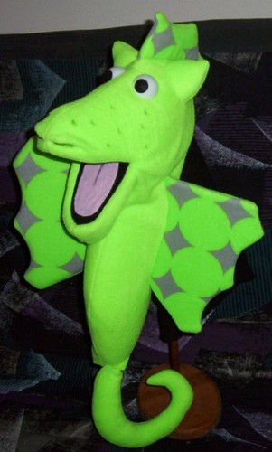 Blacklight seahorse - blacklight,