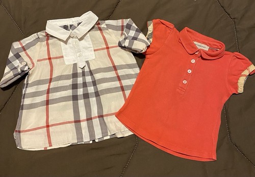 Une robe polo burberry - un,