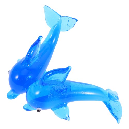 Pcs glass dolphin - pcs,