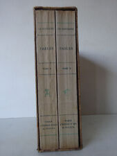 LA FONTAINE, Jean de. Fables. Illustrations en couleurs de Henri Vallette. 1937