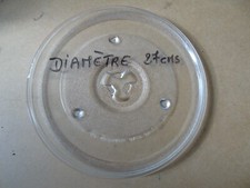Plateau micro onde diametre 27 cms
