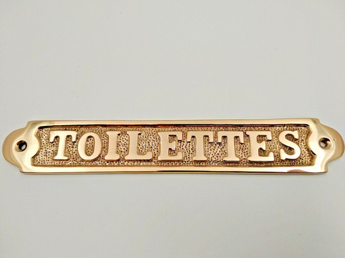Plaque porte laiton - de,