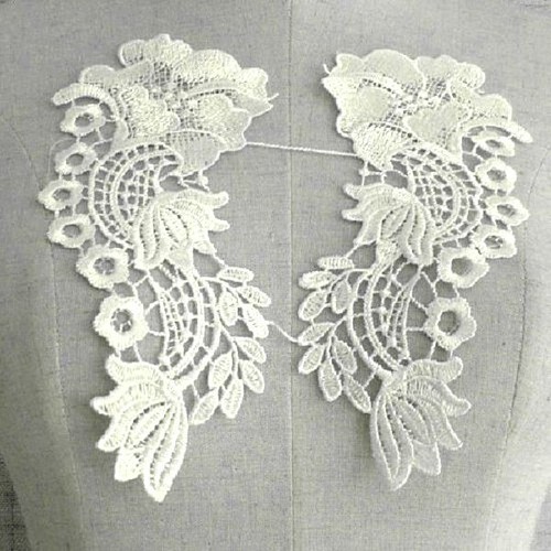 Lot appliques guipure - 2,