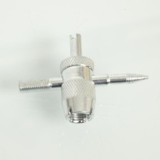 Outil démonte obus 4 en 1 pour valve de chambre à air ou tubeless de moto cyclo