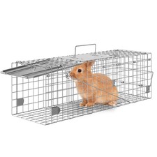 VEVOR Cage Piège pour Animaux 610x203x203 mm Sans Cruauté pour Chats Écureuils
