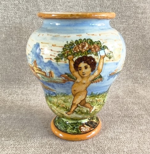 Beau vase albarello ceramique - beau,