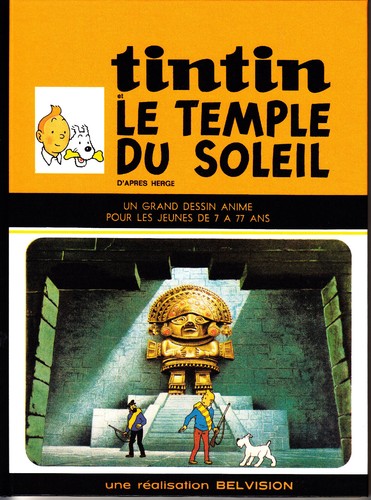 Tintin temple soleil - tintin, du