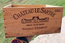 Wooden wine box Château Le Sartre