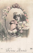 CP GOOD YEAR MEDALLION FLOWERS WOMEN HAT MAILBOX - 12947