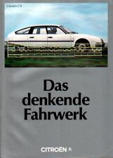 Citroen GSA + CX Hydropneumatic The Thinking Suspension Brochure 3.1982