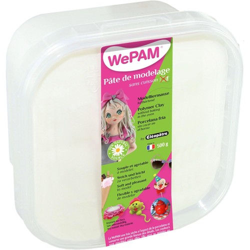 Pâte modeler blanc - à,