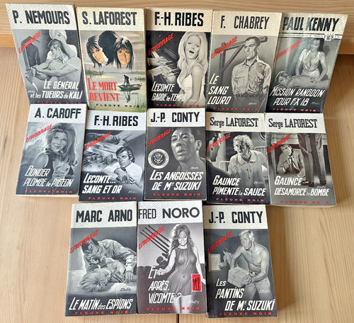 Fleuve noir espionnage - noir, lot