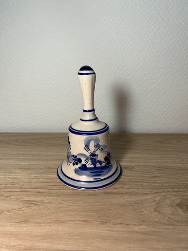 Cloche faïence hollande - hollande, bleu