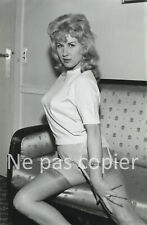 WOMAN UNDRESSED CIRCA 1950 LARGE PHOTO 21 X 13 CM GARTER BELT