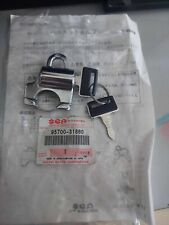 SUZUKI A100-A80-A70-A50-GT100-125-GT185-RV50-90-RV125 LOCK SET HELMET NOS JAPAN