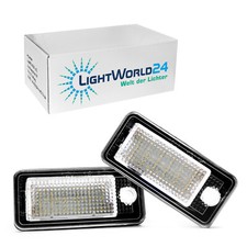 2x LED Éclairage Plaque