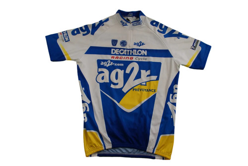 Maillot vélo vintage ag2r - maillot,