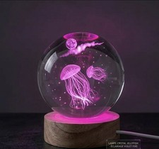 Lampe Boule de Cristal 3D