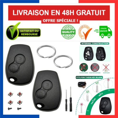Coques clé voiture 2 - 2,