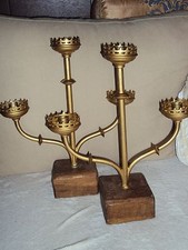 SUPERBE PAIRE DE BOUGEOIRS